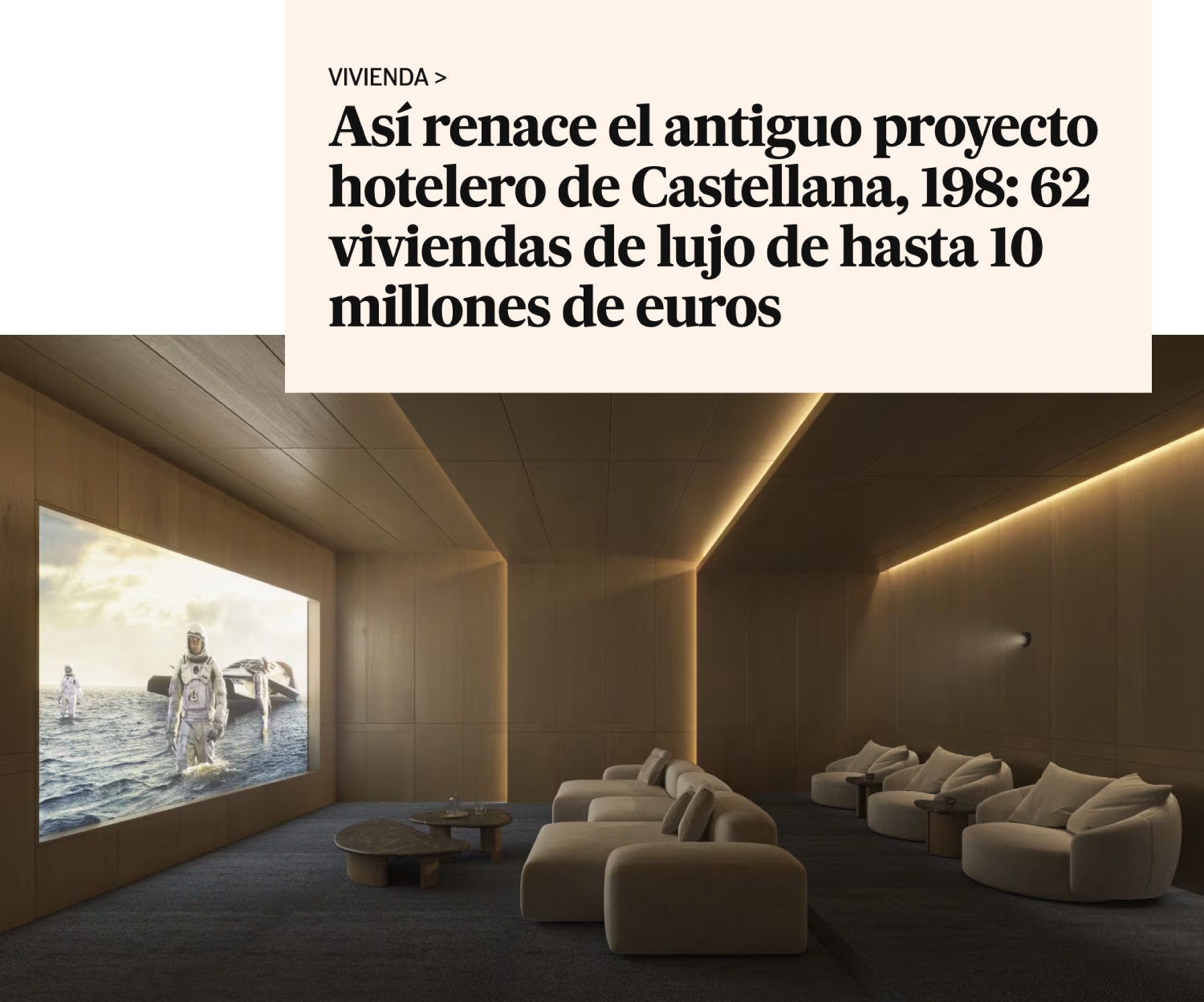 Castellana 198, residencial de lujo de DRAGO en el Paseo de la Castellana, Madrid